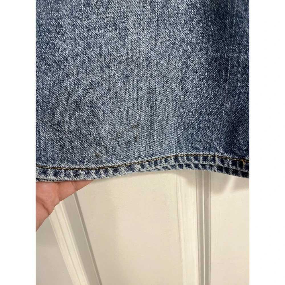 Levis 550 Jean Shorts Mens 36 Medium wash Denim Red Tab Relaxed Fit‎